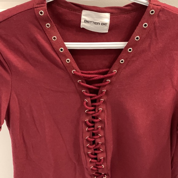 T shirt dress with adjustable front opening - Picture 2 of 3